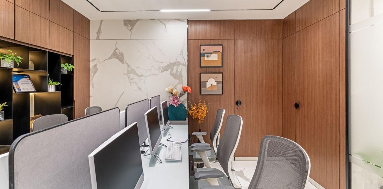 Open-plan workstations